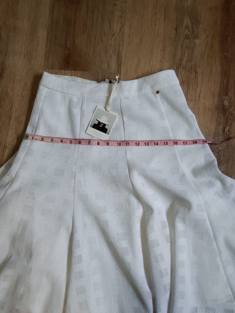 NWT RARE Anthropologie Harlyn Windowpane A-line Skirt, Size Medium - Picture 9 of 11